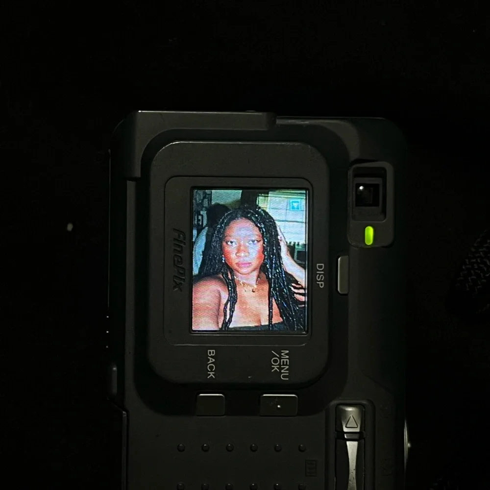 Fujifilm Silver Digital Camera Compact Design